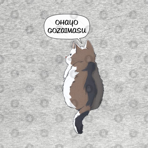 Ohayo-Gozaimasu Cat by PetODesigns